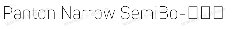 Panton Narrow SemiBo字体转换 Panton Narrow SemiBo字体转换